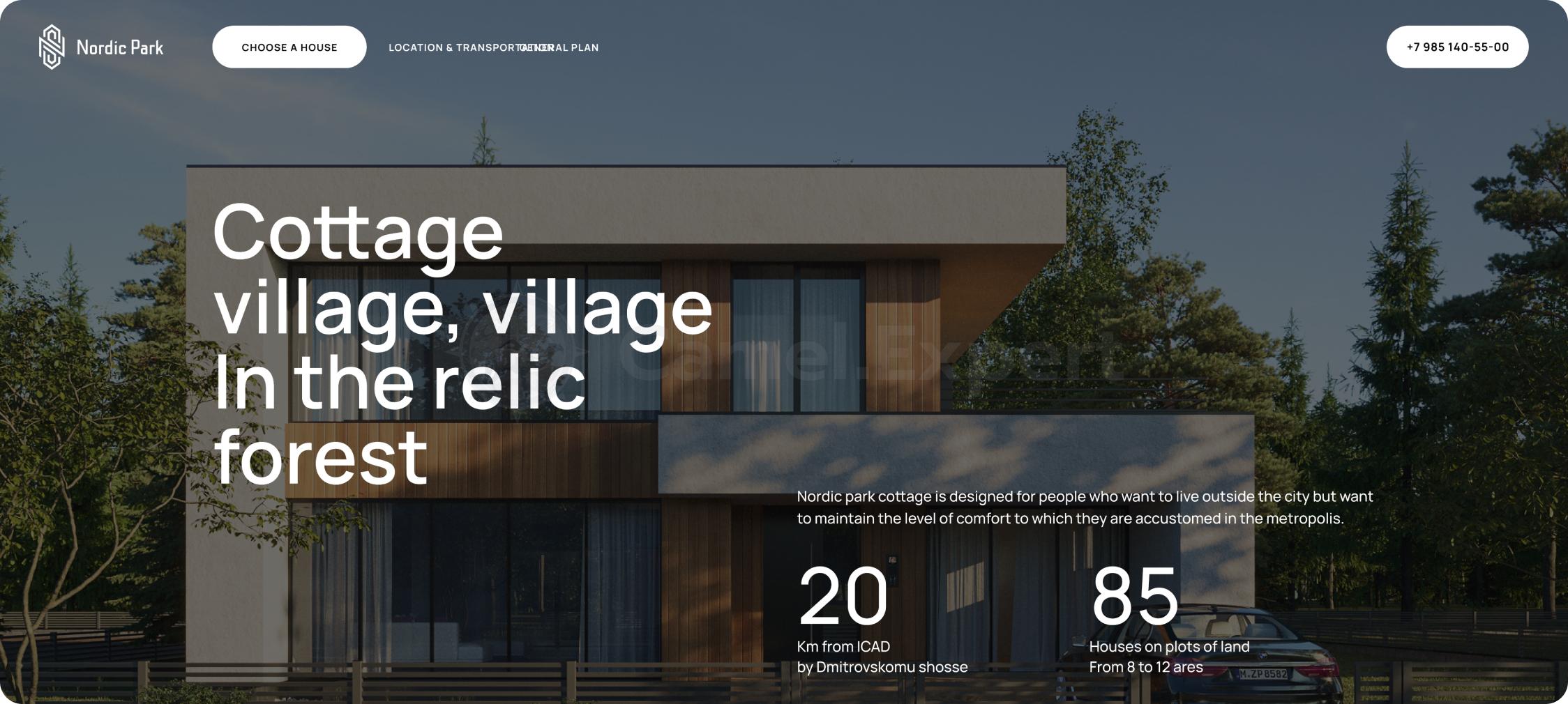 Real estate website with 3D floor plans and real estate accounting features